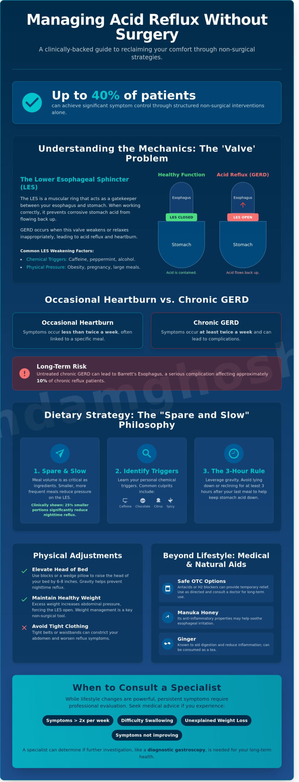Managing Acid Reflux Without Surgery: A Specialist's Guide to Lasting Relief